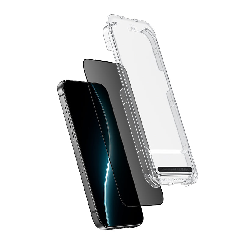 Benks Ultra Shield 0.3mm iPhone 17 Pro Privacy Ekran Koruyucu + Kolay Uygulama Aparatlı Benks Ultra Shield 0.3mm iPhone 17 Pro Privacy Ekran Koruyucu + Kolay Uygulama Aparatlı